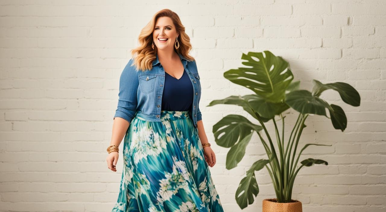 How to wear a maxi skirt plus size