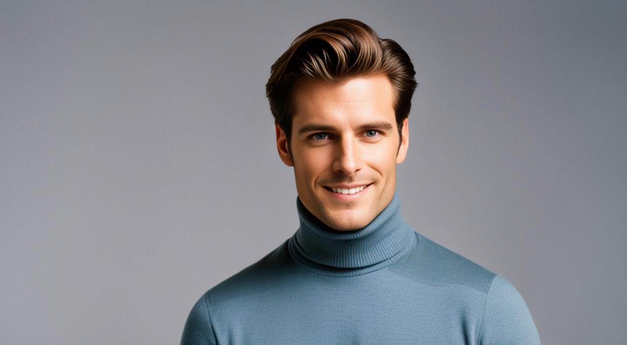 How to wear a turtleneck under a shirt