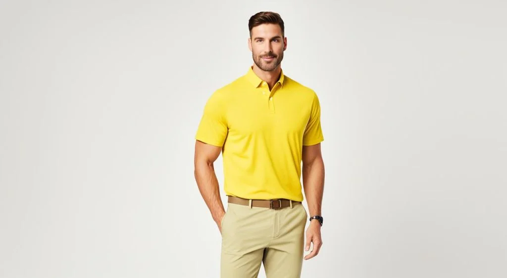 What color pants to wear with a yellow shirt