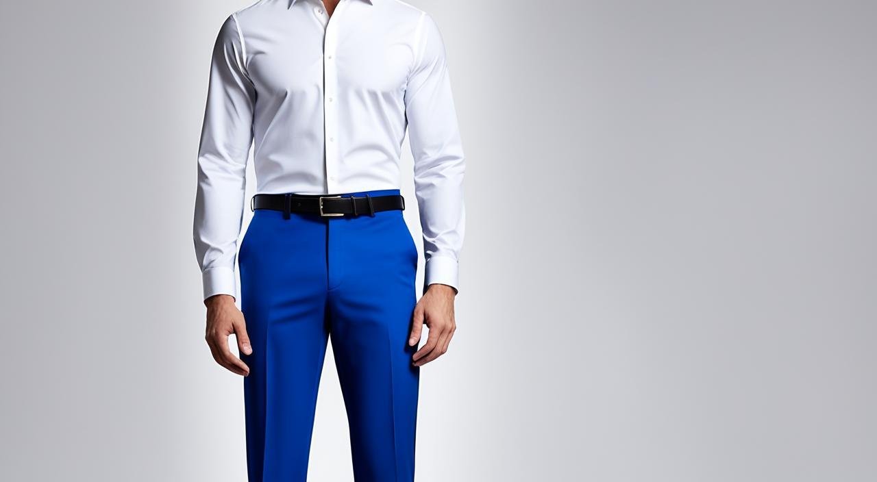 What color shirt to wear with royal blue pants