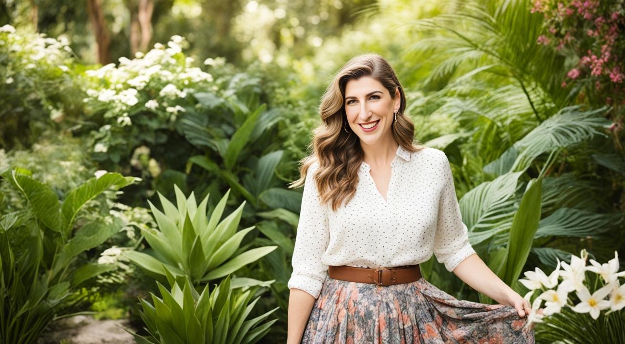 Why does mayim bialik wear skirts